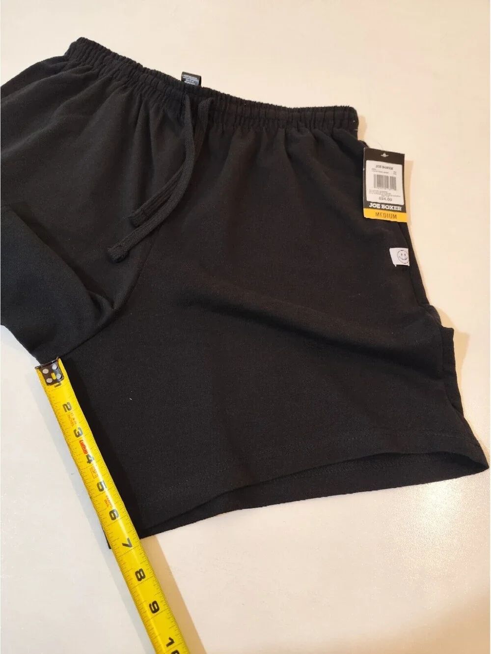 Joe Boxer Men's Black French Terry Shorts Size Medium
